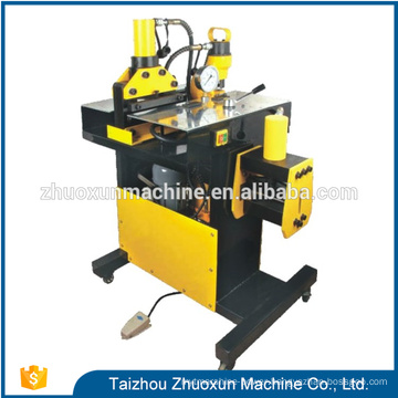 China copper sheet punching tool bending machine hydraulic busbar extruder